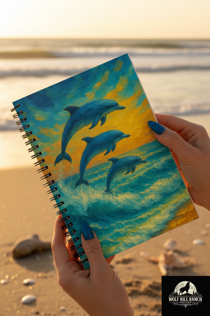 Ocean Breeze Dolphin - Long Blue Nails Opening