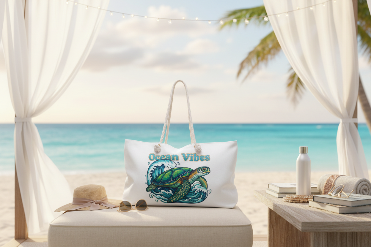 Ocean Vibes Bag - Beach Cabana