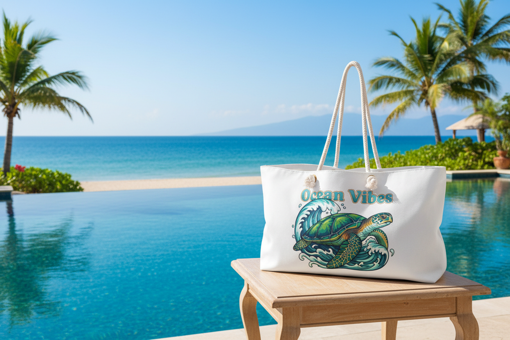 Ocean Vibes Bag Pool Display
