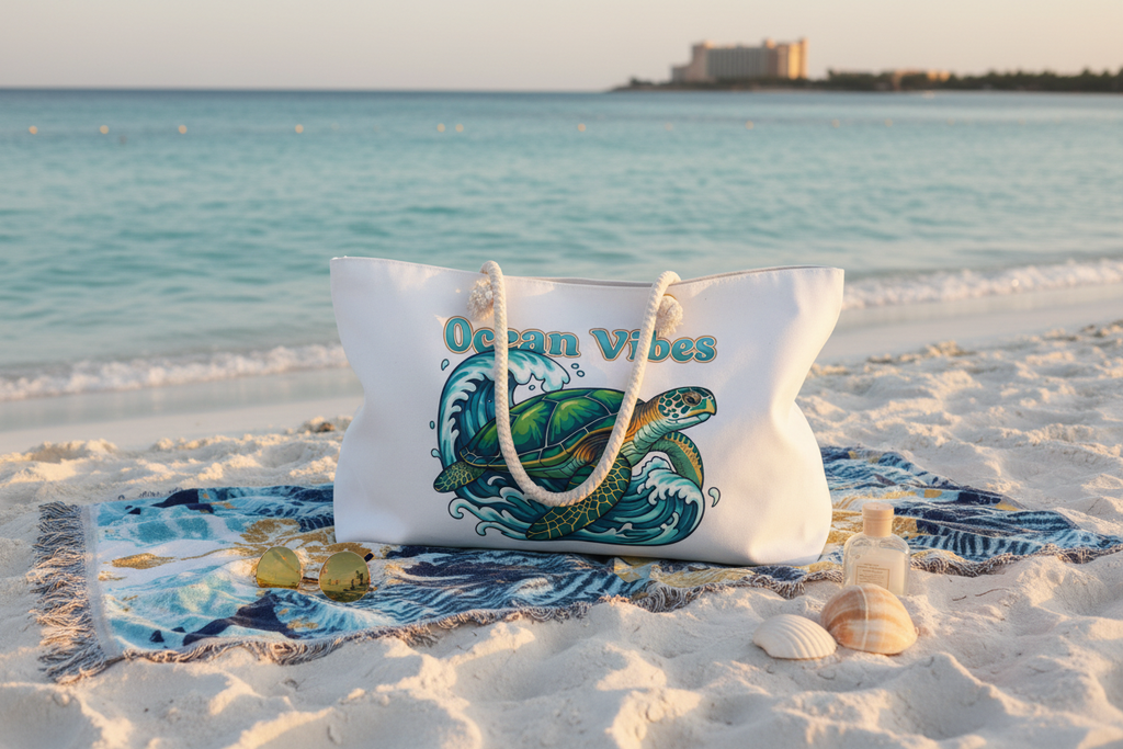 Ocean Vibes Bag - White Sand Beach