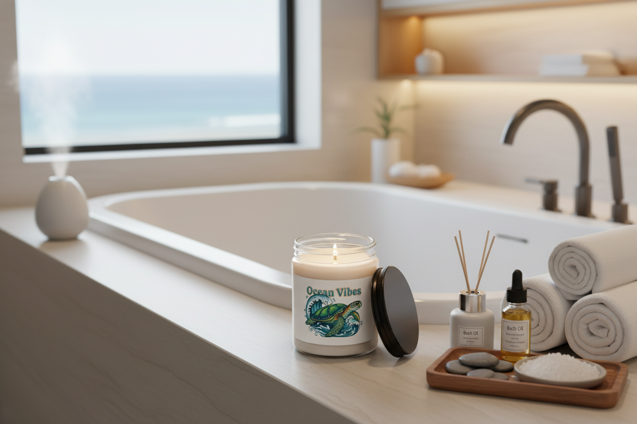 Ocean Vibes Spa Scene