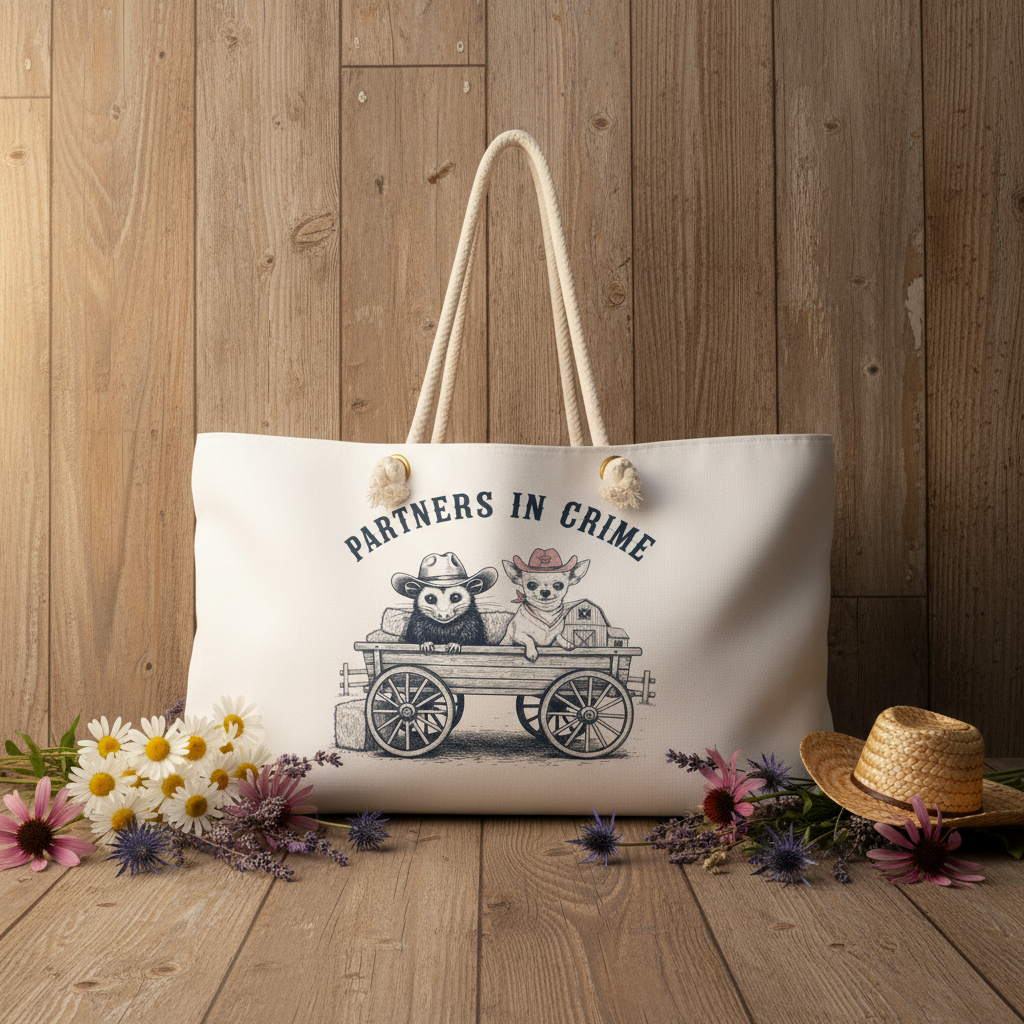 Partners in Crime Bag - Real Bag Display