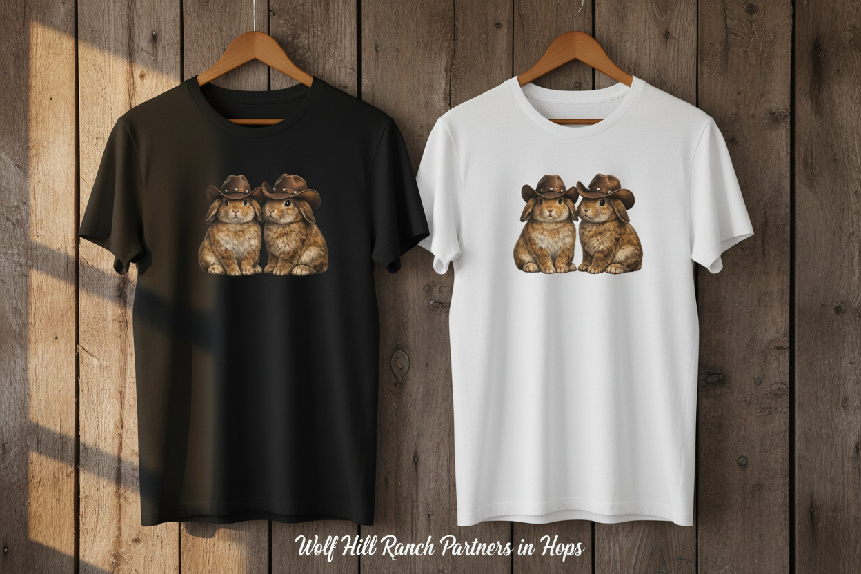 Partners in Hops – Both Tees on Hangers