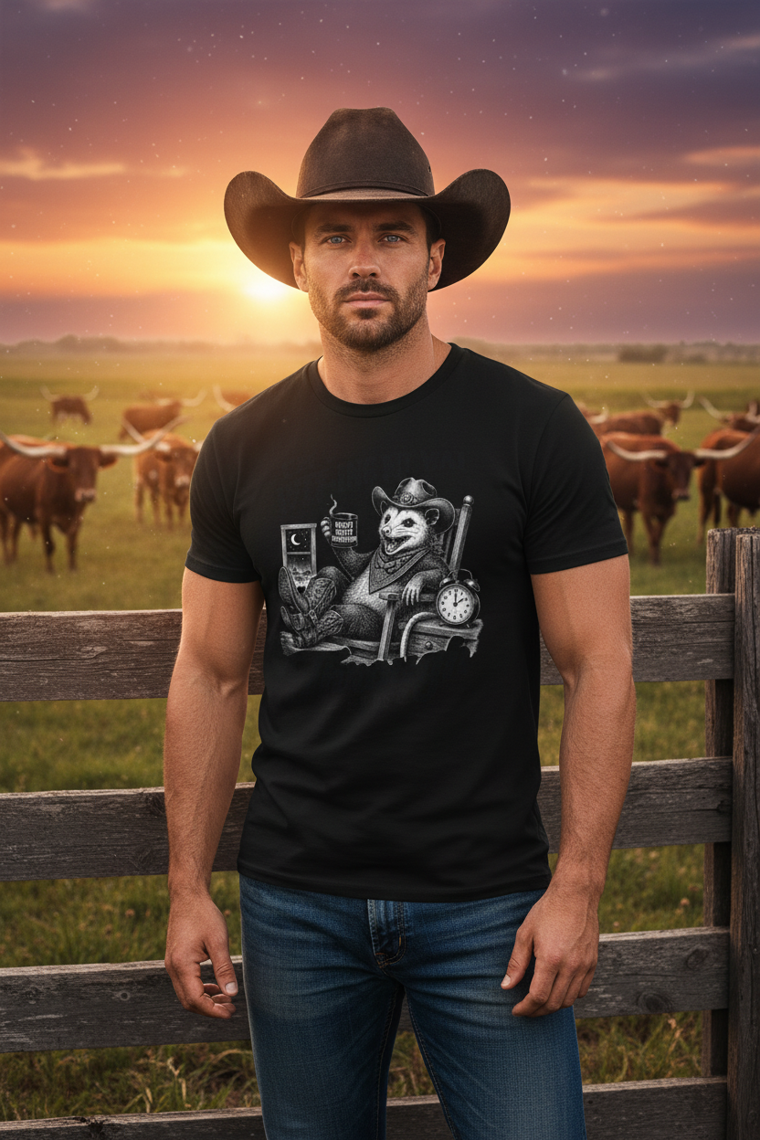 Pete Night Shift Cowboy Mockup