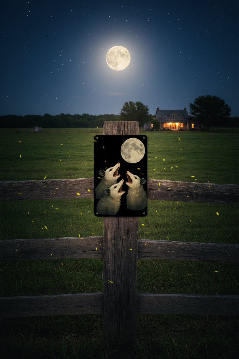 Pete Sign Ranch Night