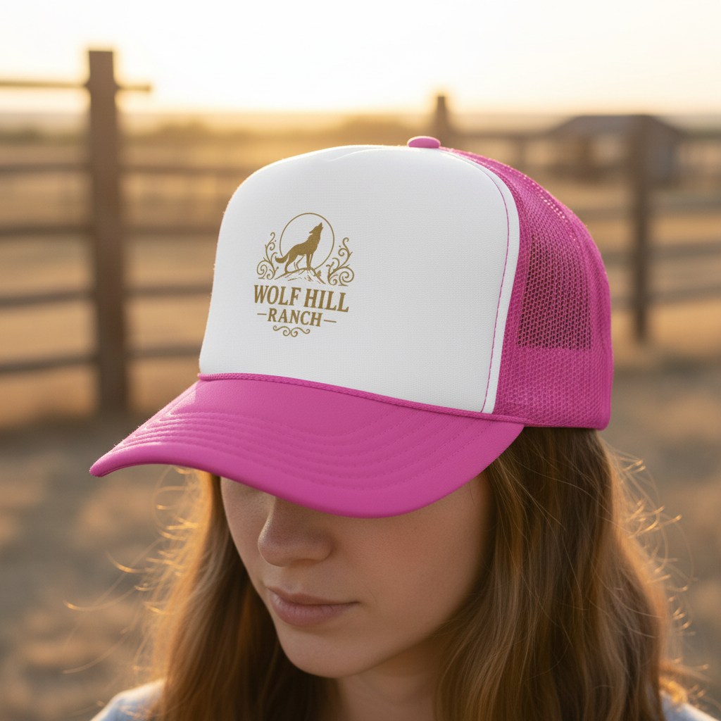 Pink and White Hat Close-Up 2