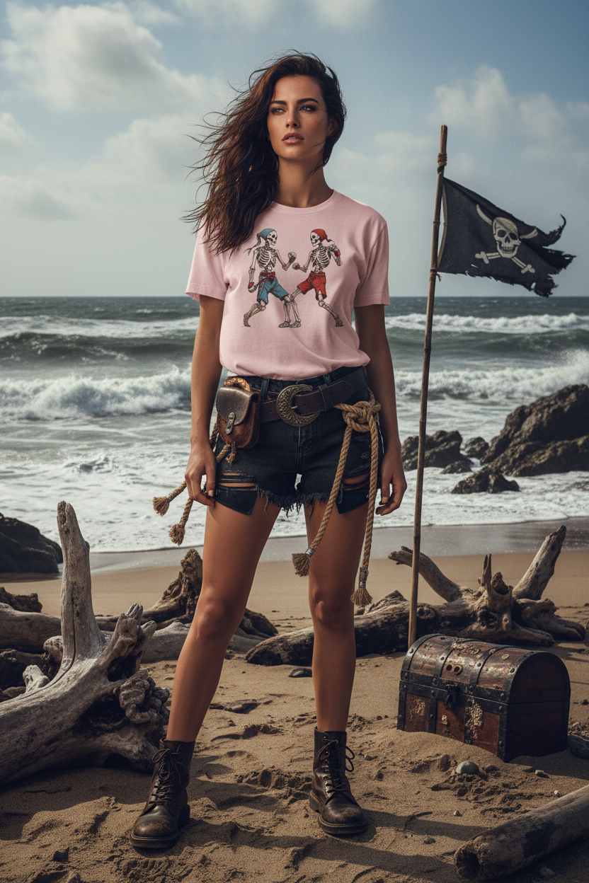 Pink Beach Pirate