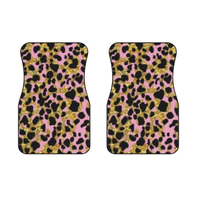 Fierce & Fabulous Leopard Car Mats