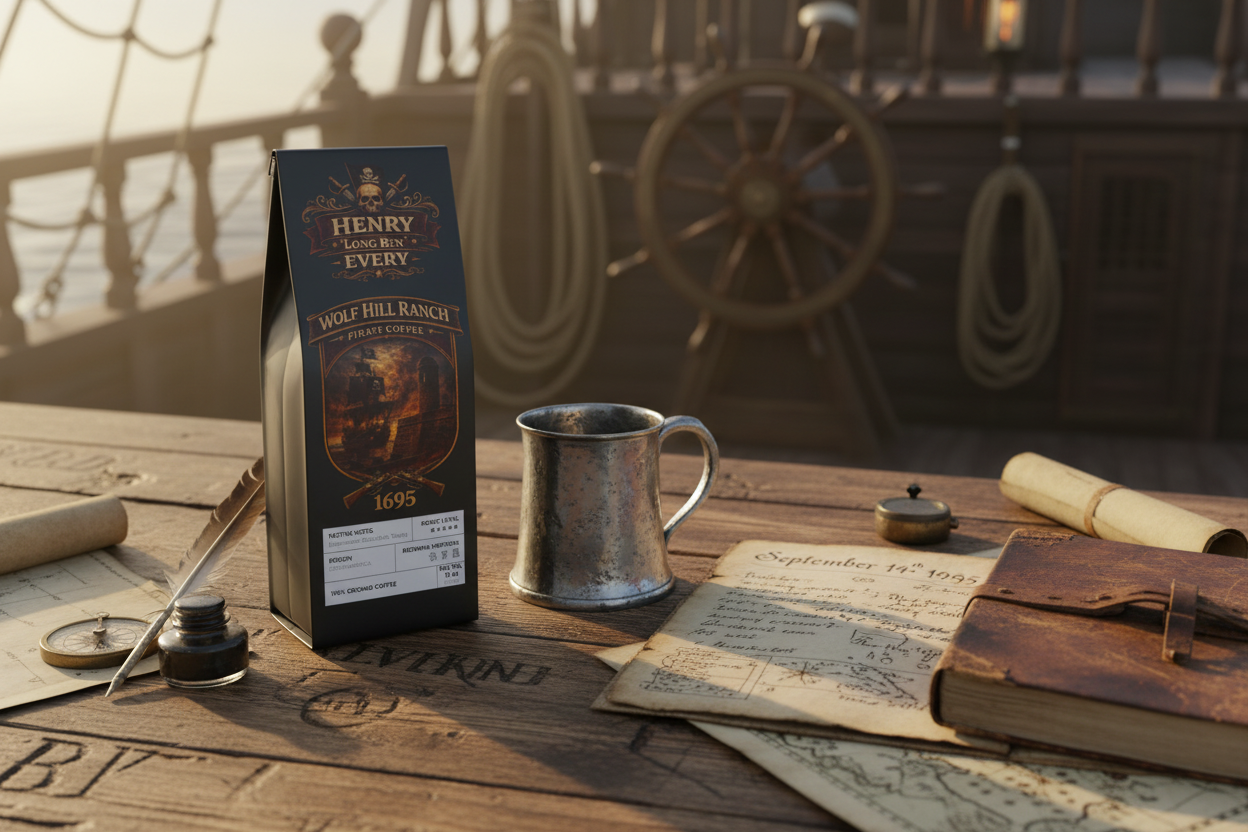 Pirate Coffee 1695 Blend - September 14th, 1695 Ship's Log