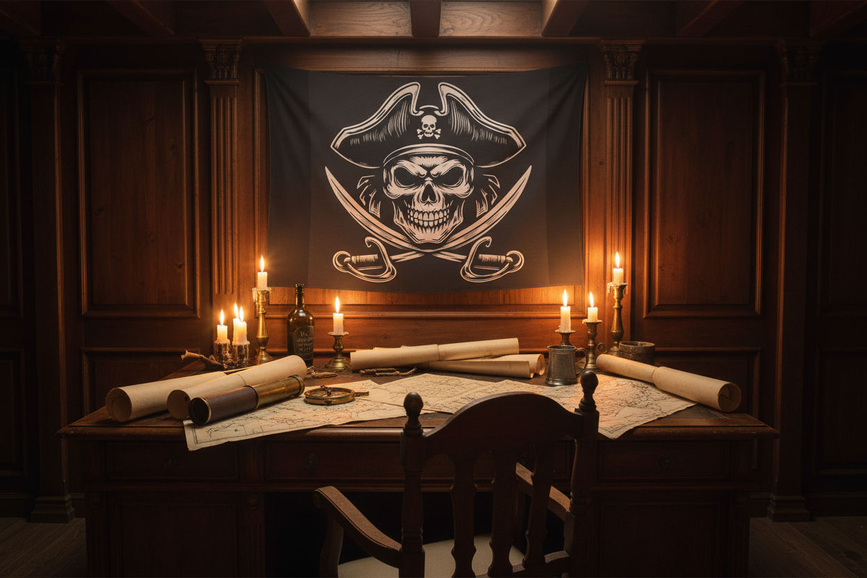 Pirate's Creed Tapestry — Captain's Quarters