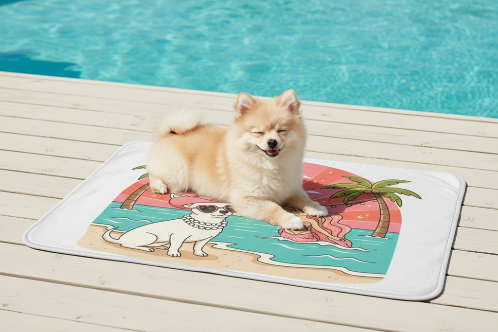 Pomeranian Mat Mockup