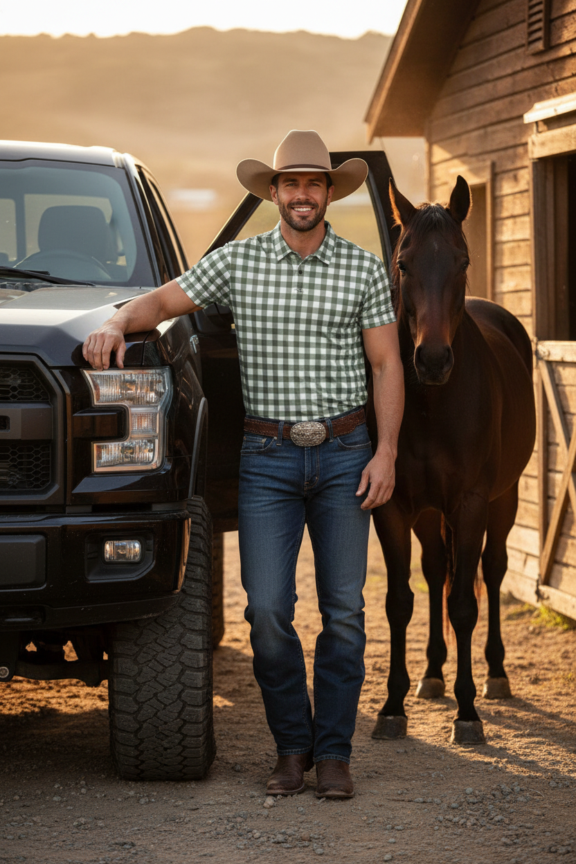 Prairie Green Polo – Horse & Truck