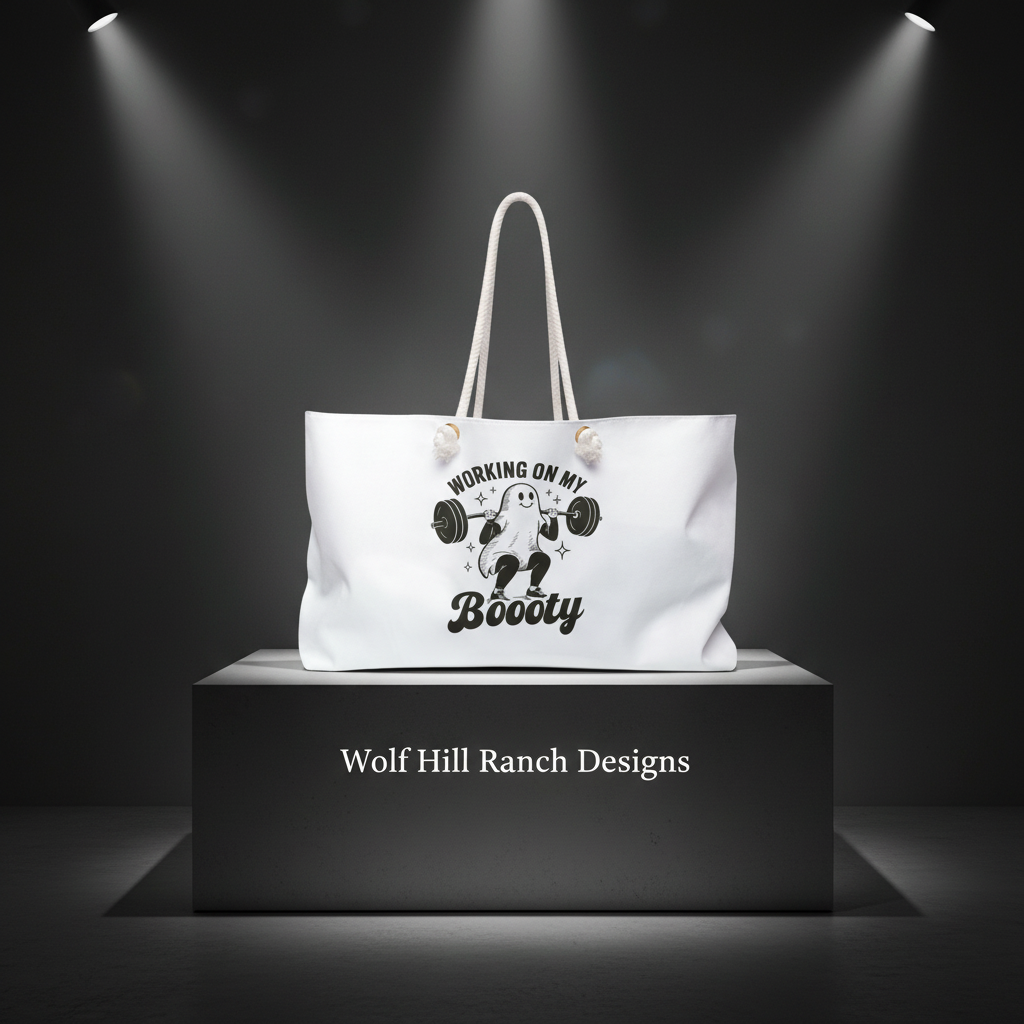 Premium display mockup with Wolf Hill Ranch Designs branding