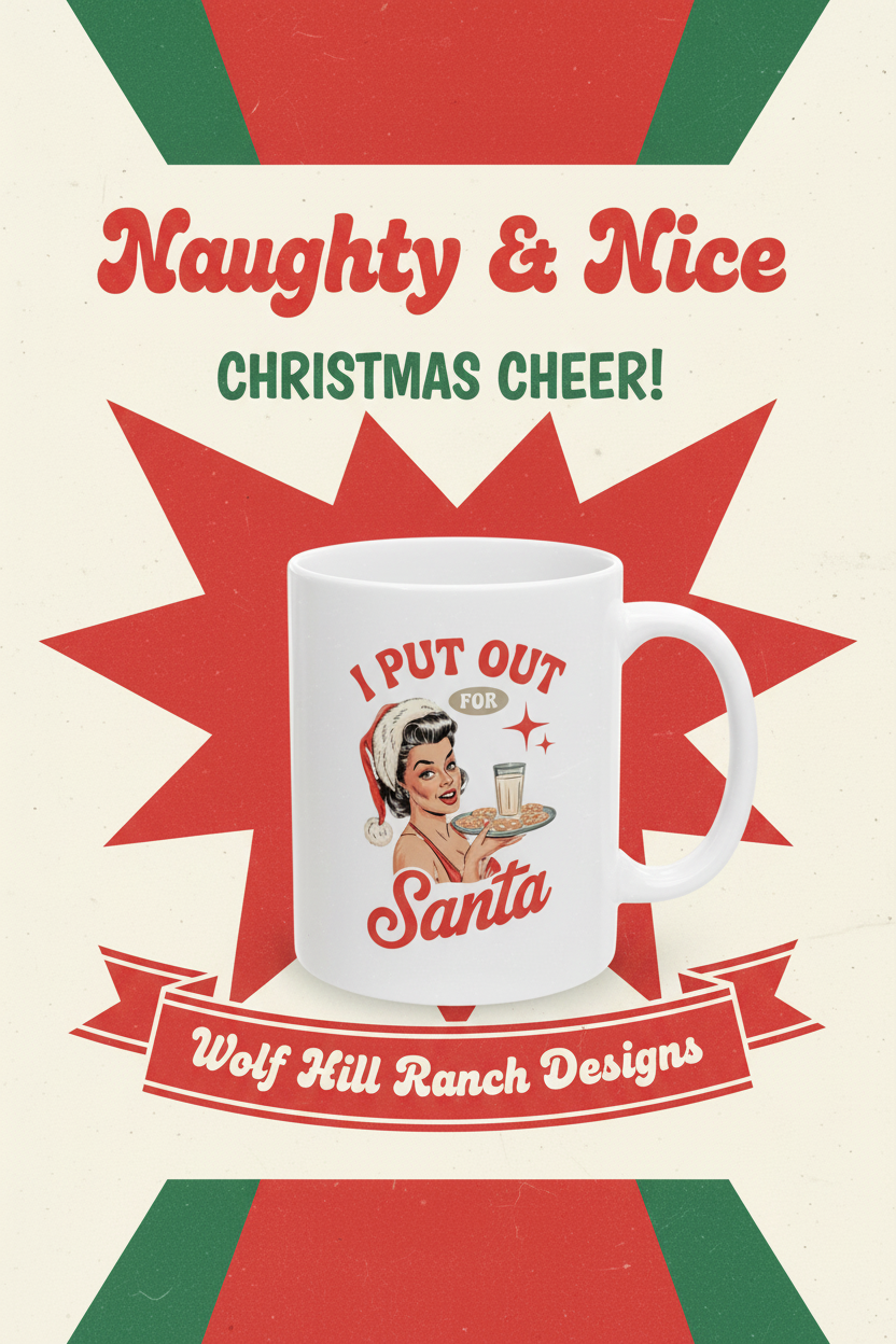 Promotional poster ad with Wolf Hill Ranch Designs