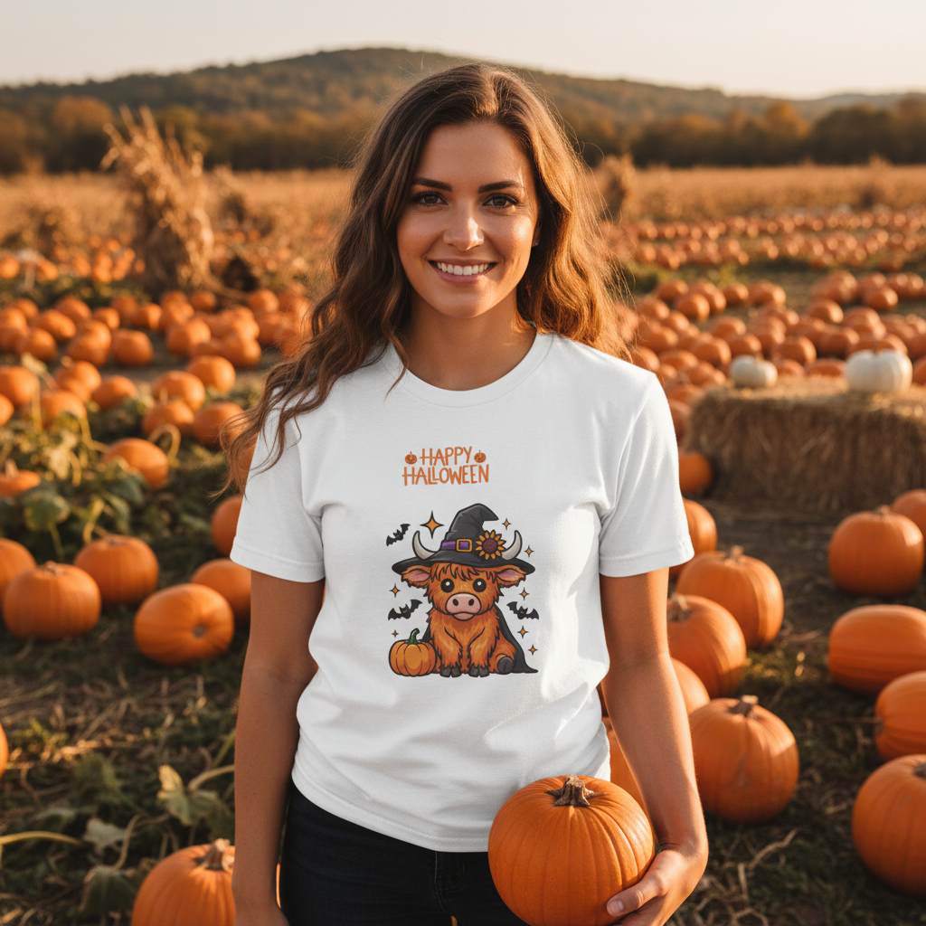 Pumpkin patch or farm setting