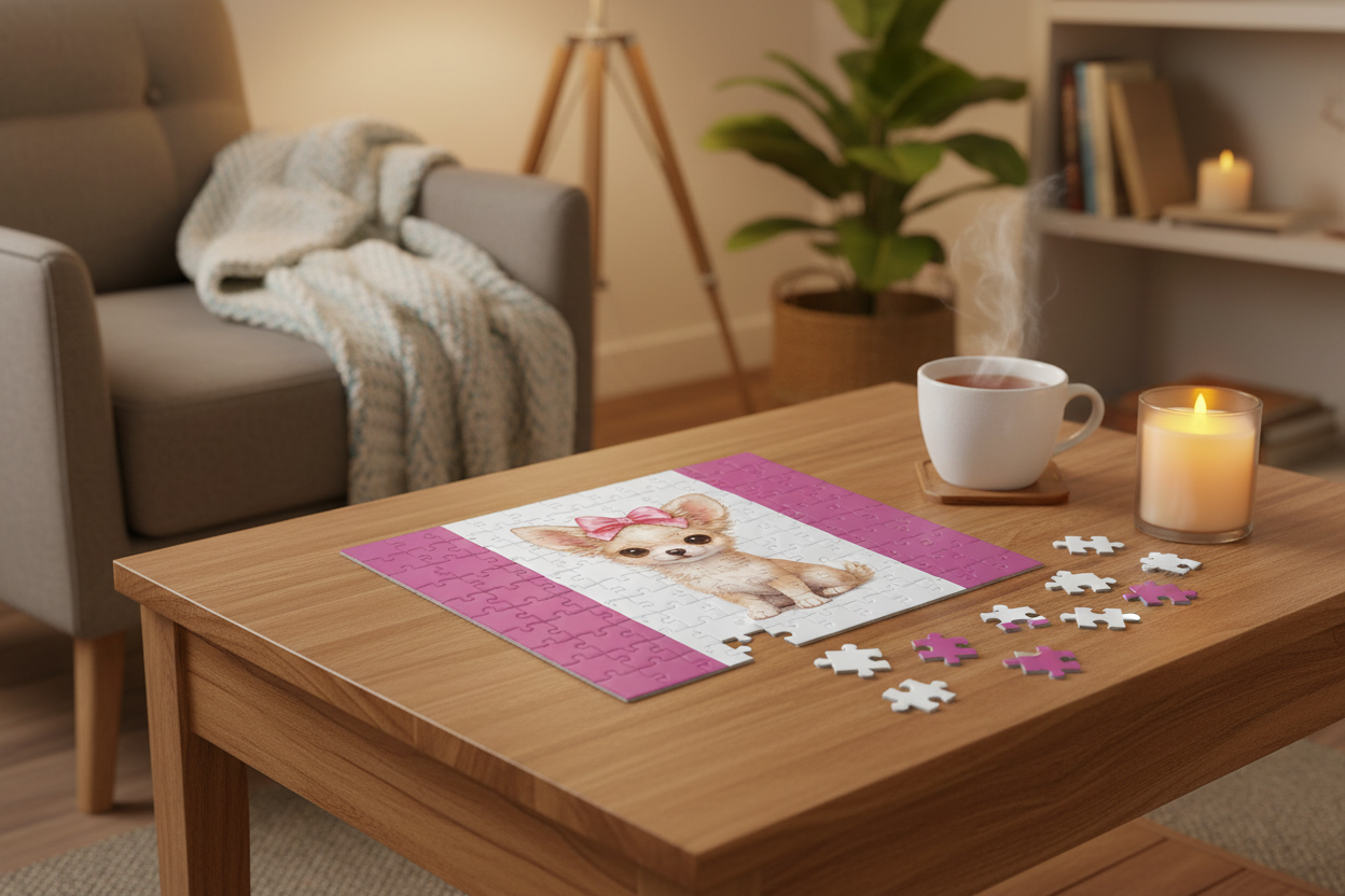 Puzzle on Coffee Table
