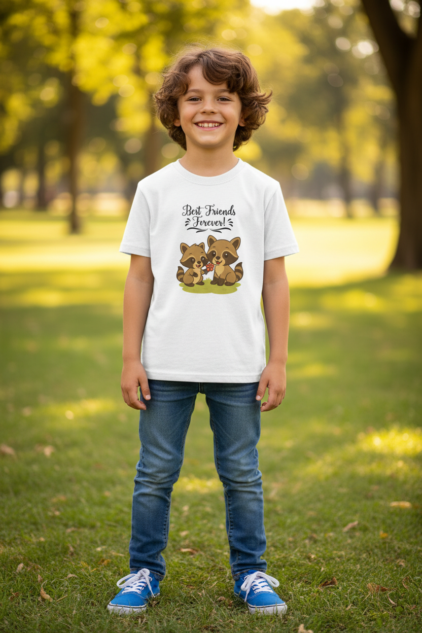 Raccoon Besties Boy Mockup