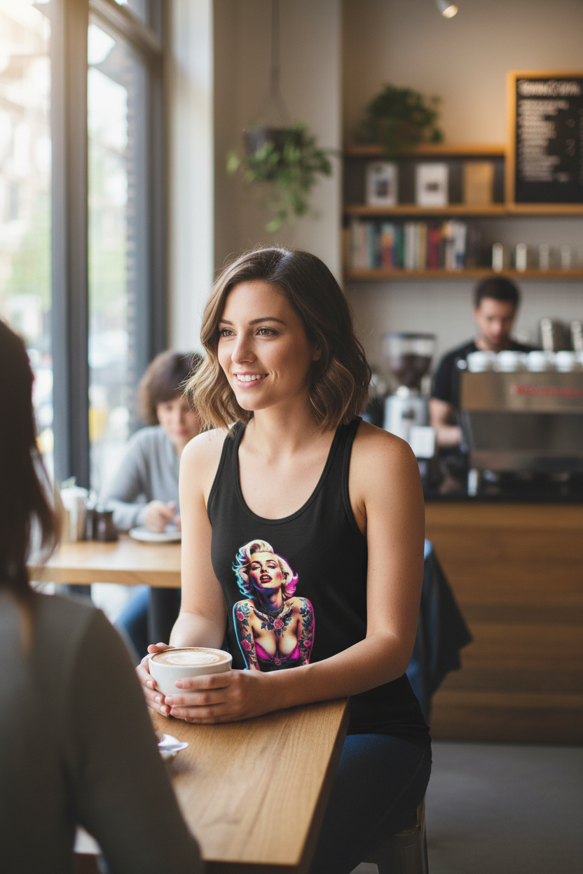 Racerback Tank Coffee Shop