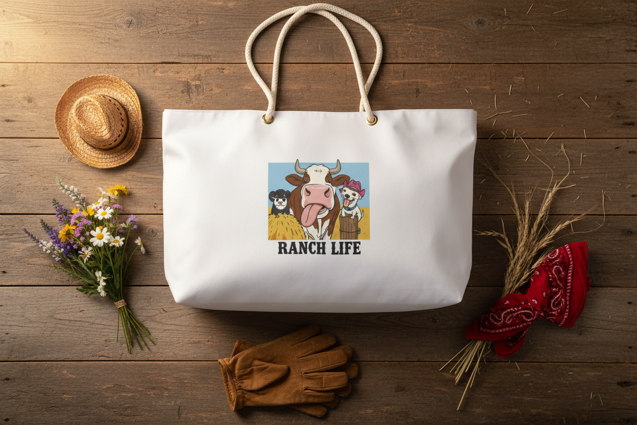 Ranch Life Weekender - Flat Lay Farm Props