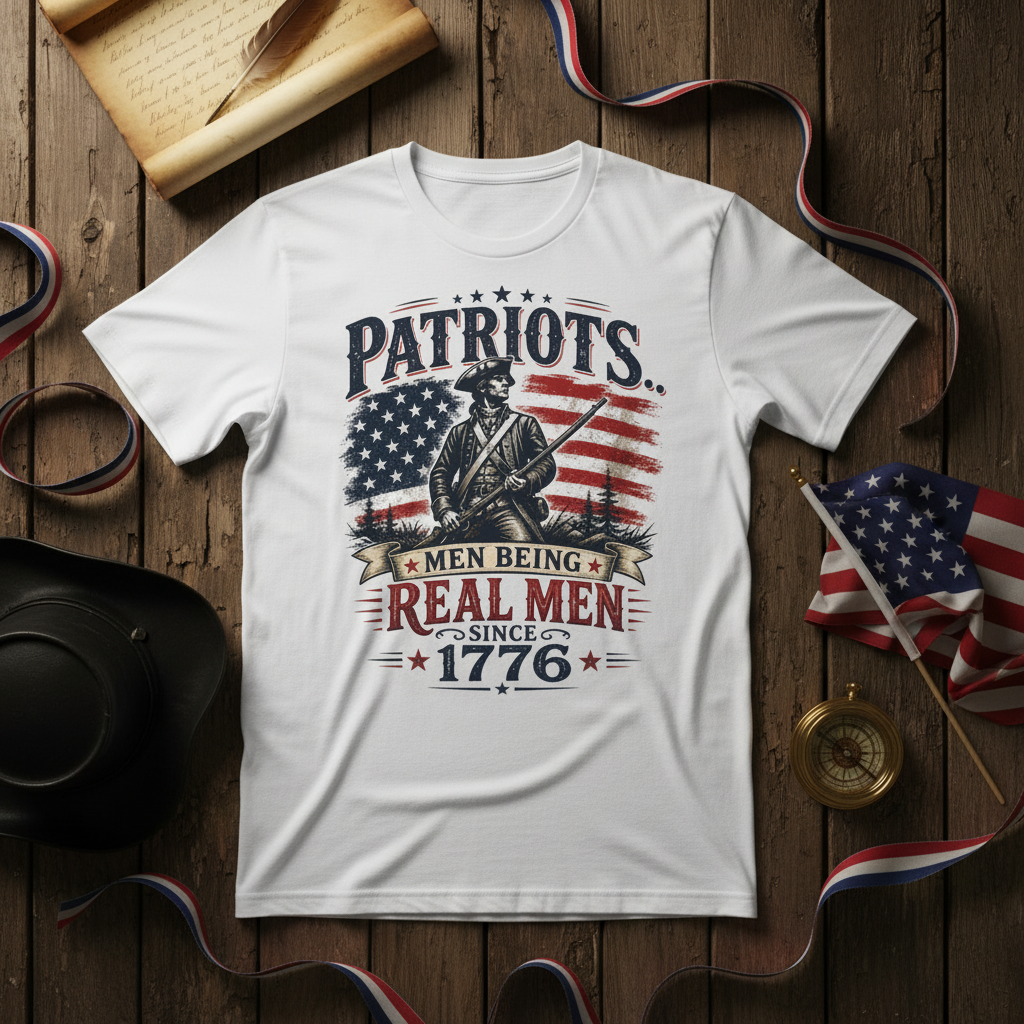Real Men 1776 - Colonial Flat Lay