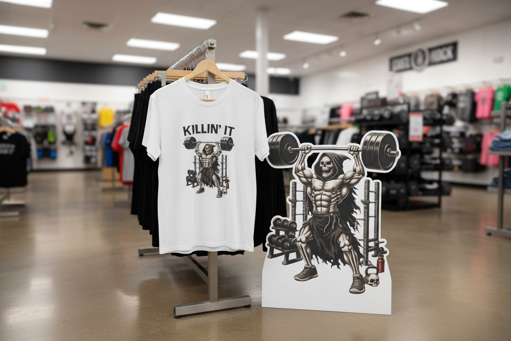 Reaper Standee Sales Mockup