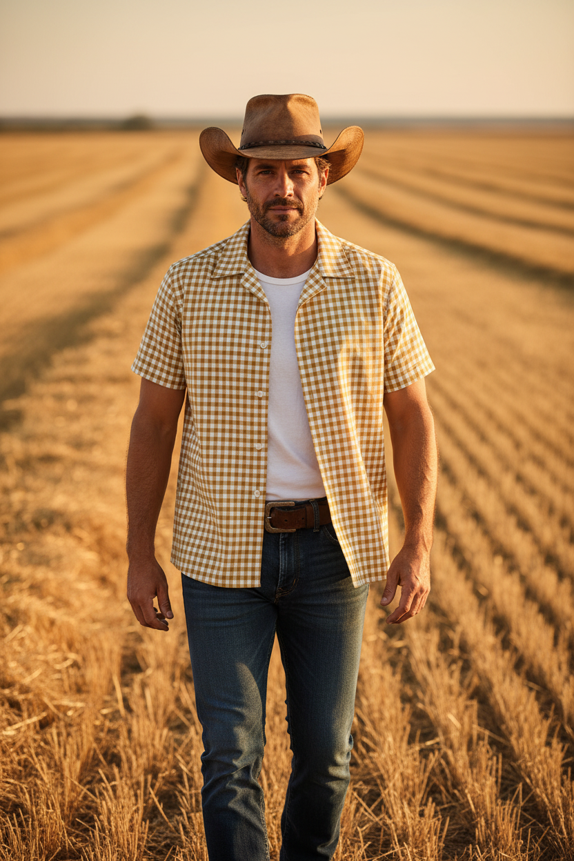Reynolds Legacy Mockup 3 - Walking Through Field