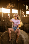 Roll in the Hay Pink Mockup