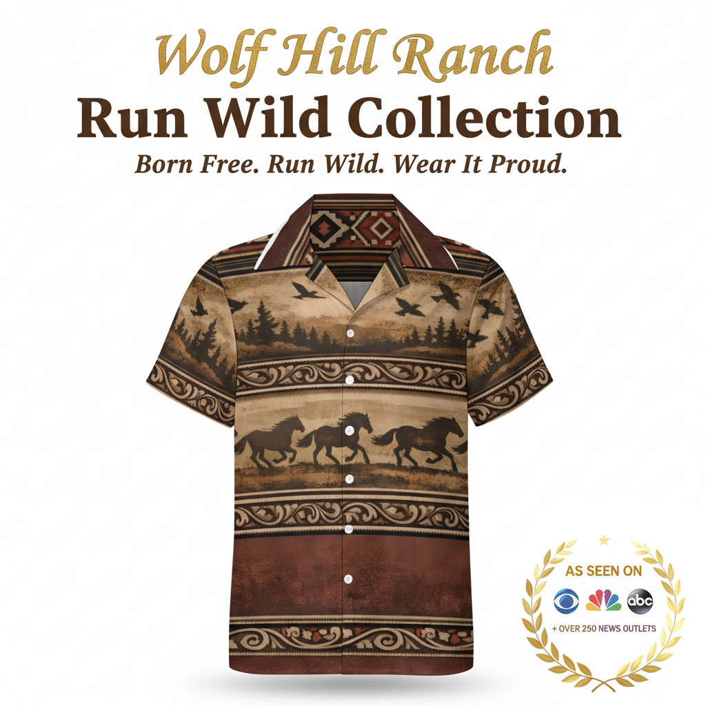Run Wild Collection – White Background with Badge