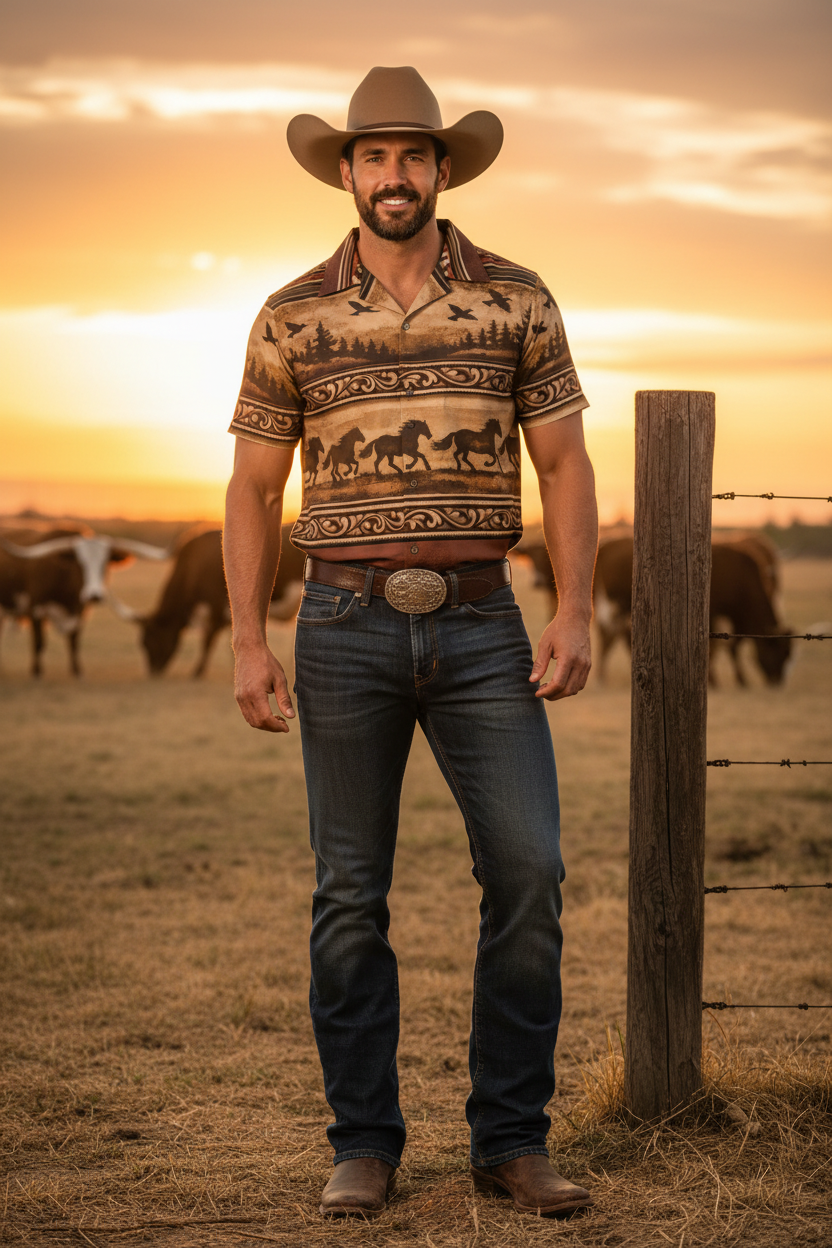 Run Wild – Ranch Fence Sunset