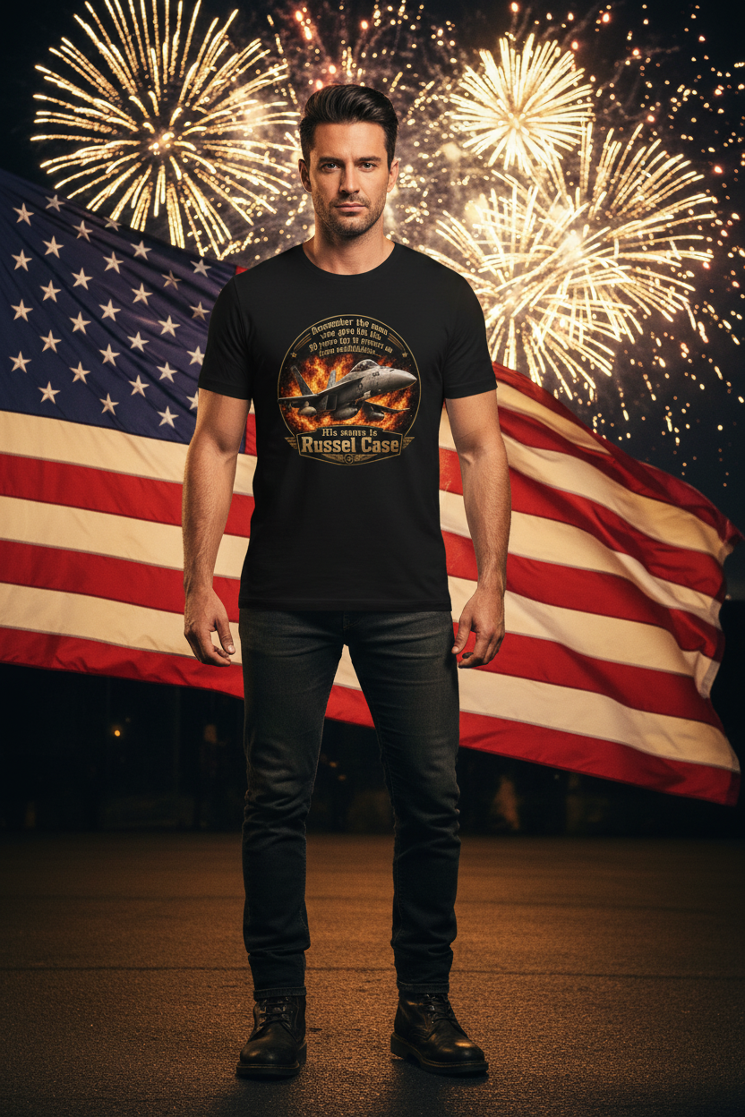 Russel Case – Black Tee Guy