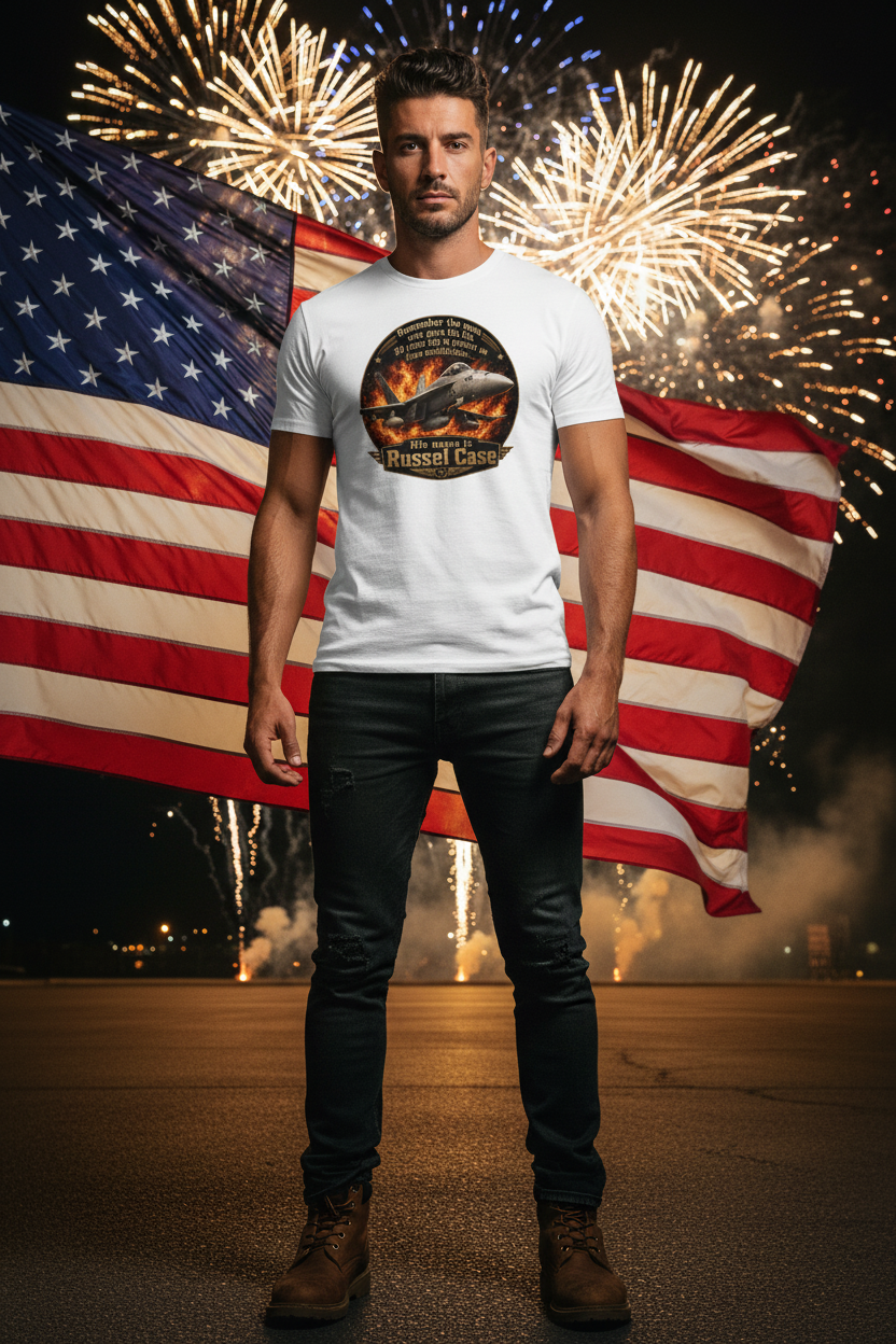 Russel Case Tee – Patriotic Guy