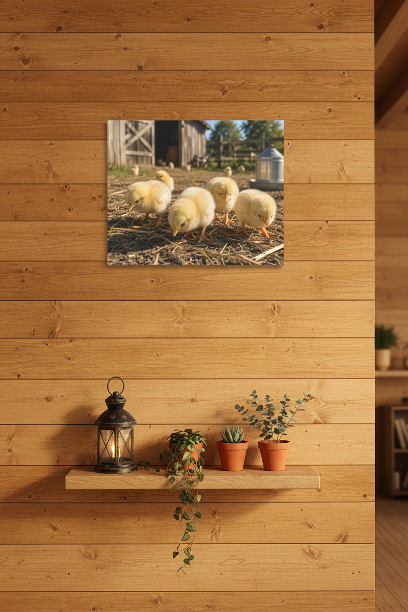 Rustic Wood Wall Mockup
