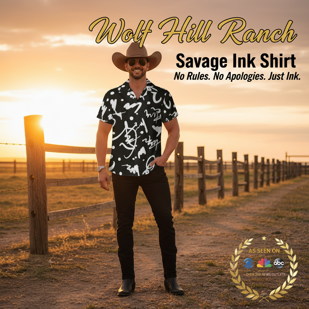 Savage Ink Shirt – Ranch Outdoor Sales Ad with Award