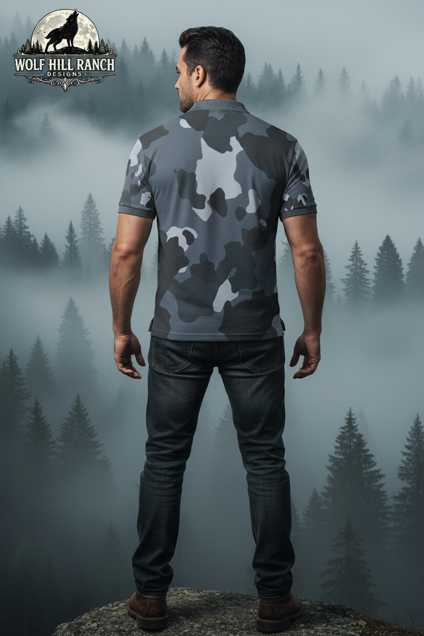 Shadow Camo Polo - Back