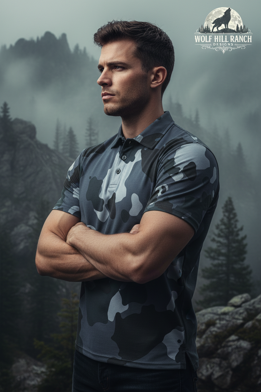 Shadow Camo Polo - Side
