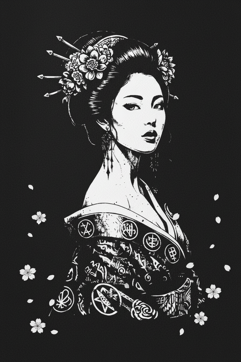 Shadow Geisha — Art Poster