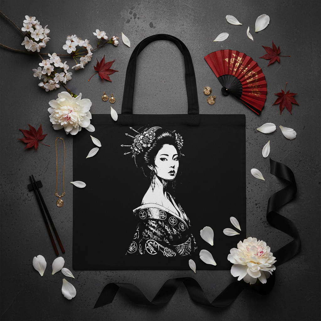 Shadow Geisha — Flat Lay