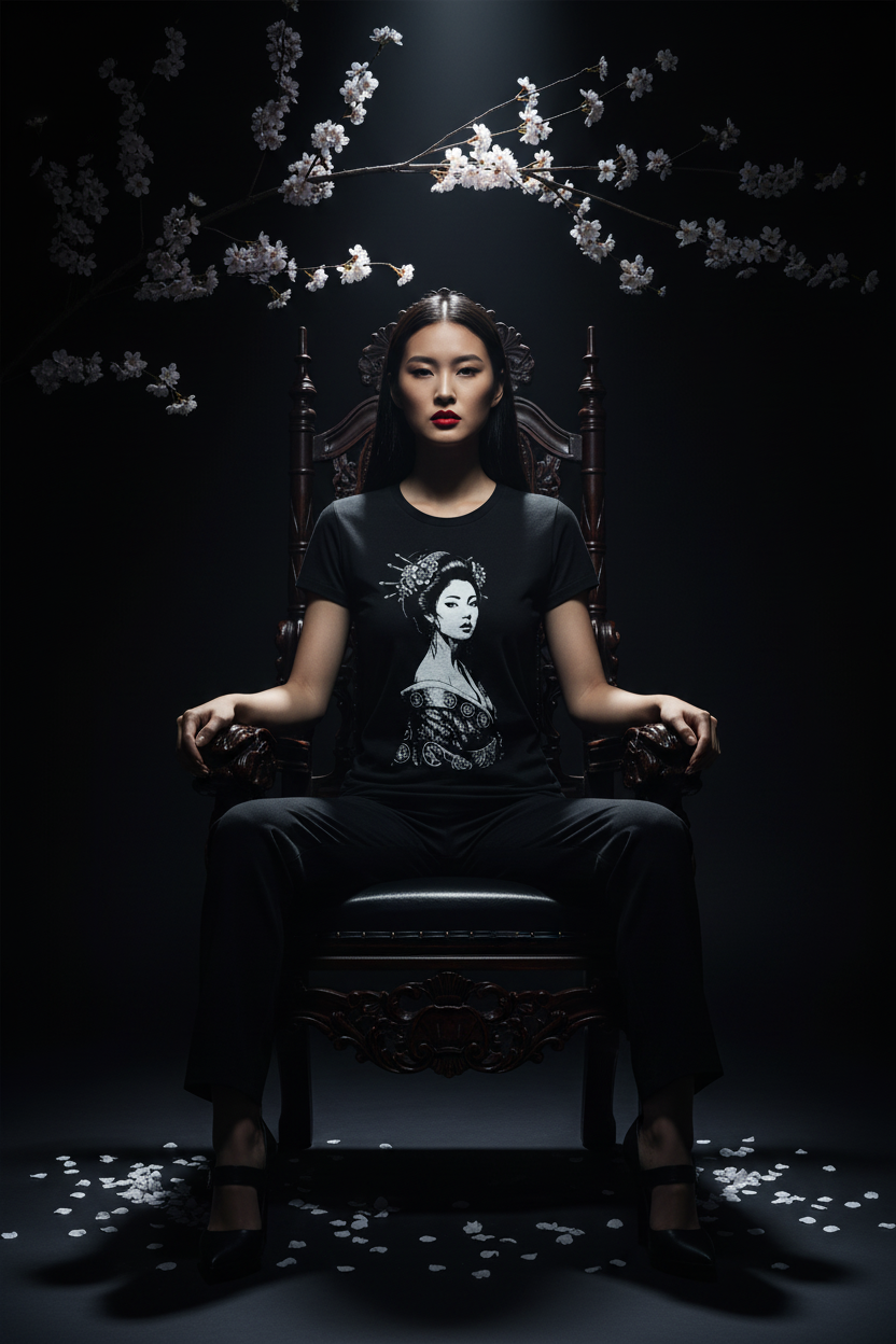 Shadow Geisha Tee — Studio Throne