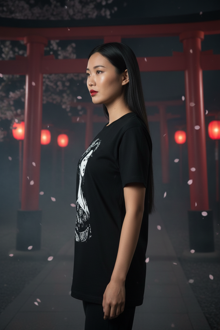 Shadow Geisha Tee — Torii Gate