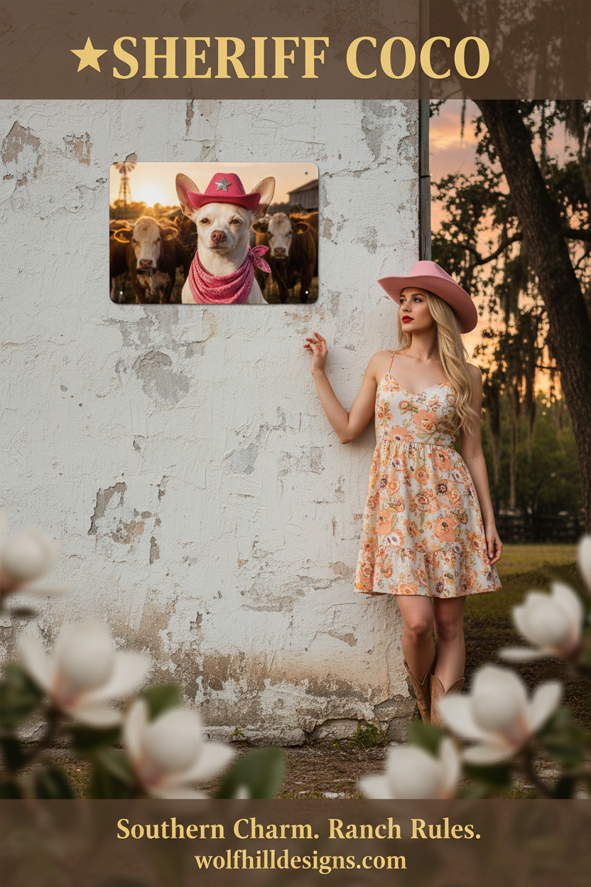 Sheriff Coco — Hyperrealistic Lifestyle Poster