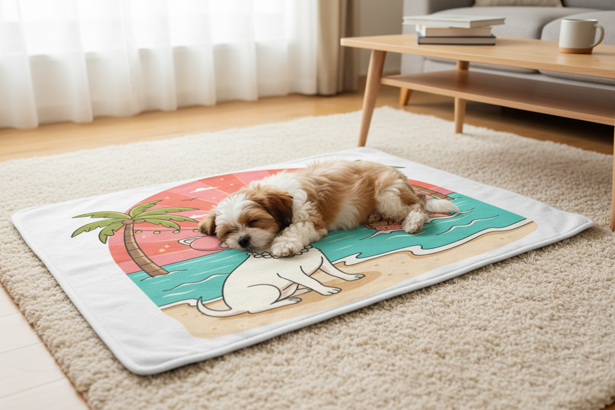 Shih Tzu Mat Mockup