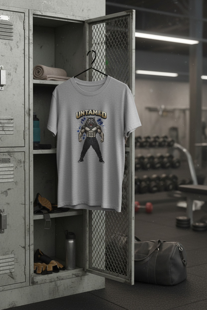 Shirt on Hanger at Gym Locker