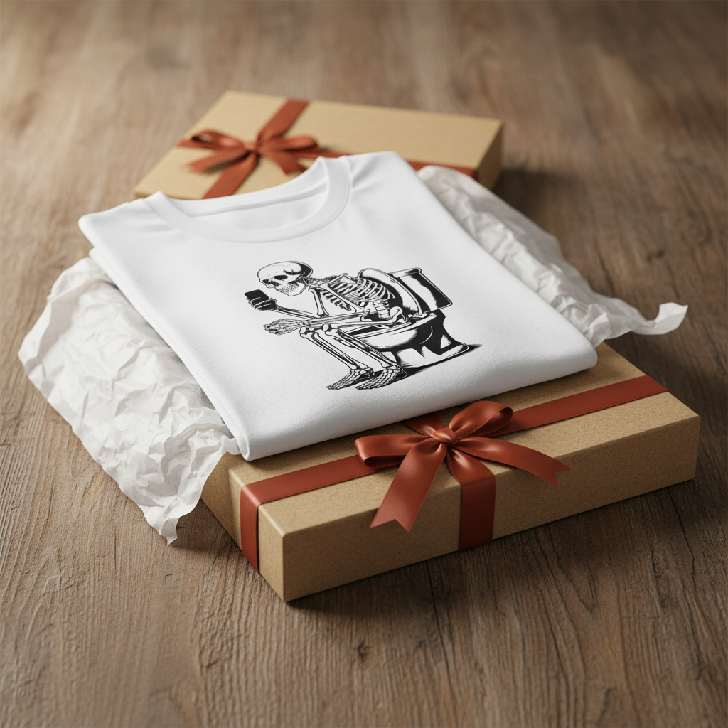 Skeleton Tee - Gift Box Shot