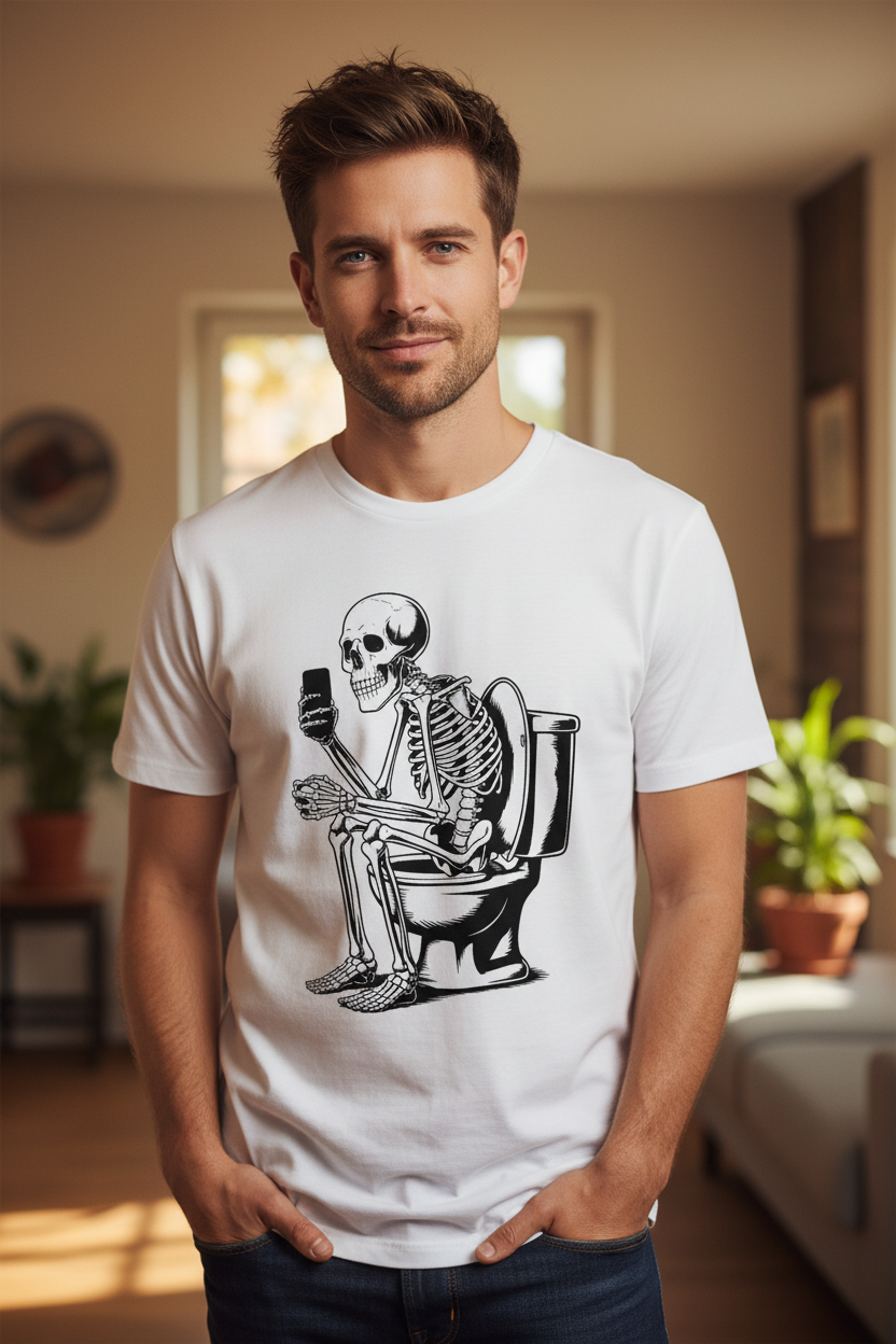 Skeleton Tee - Men's Close-Up
