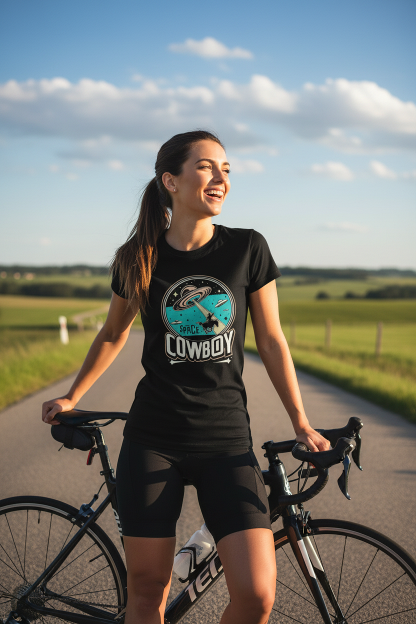 Space Cowboy - Girl Cycling