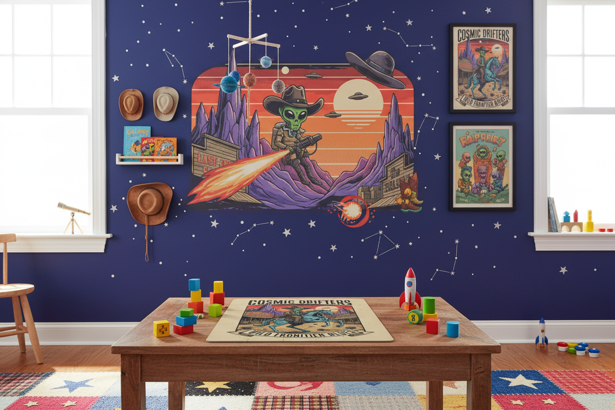 Space Western Themed Room