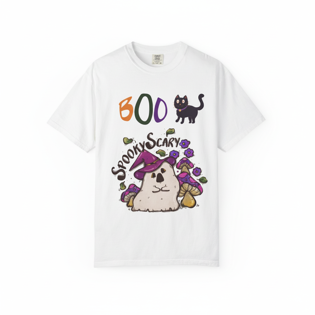 Spooky Scary Boo Kitty - Plain Product Mockup