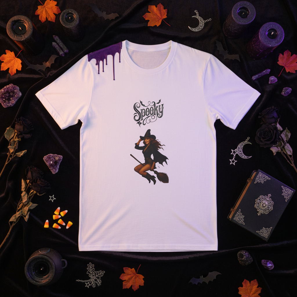 Spooky Witch - Flat Lay