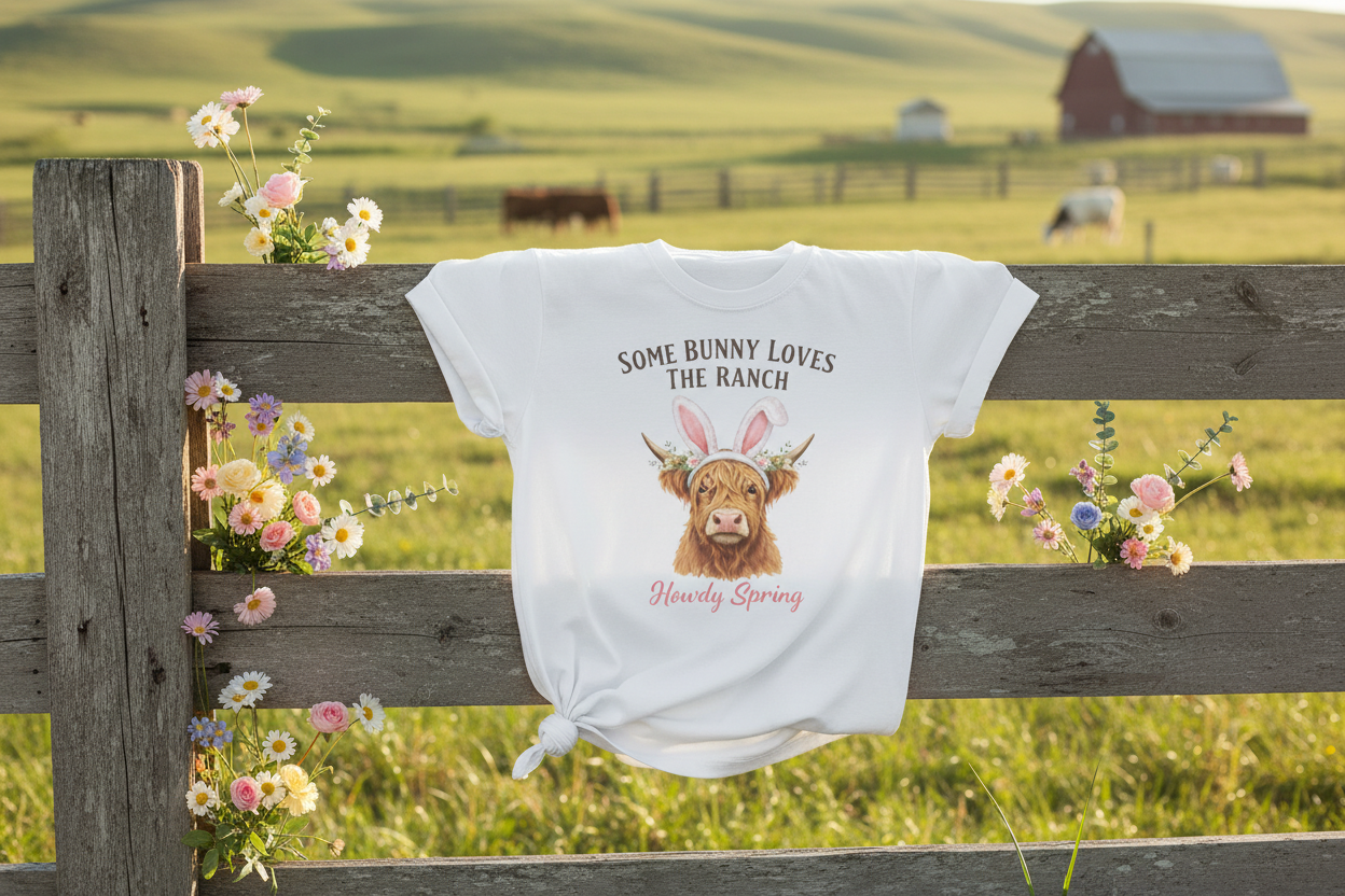 Spring Ranch Fence Mockup