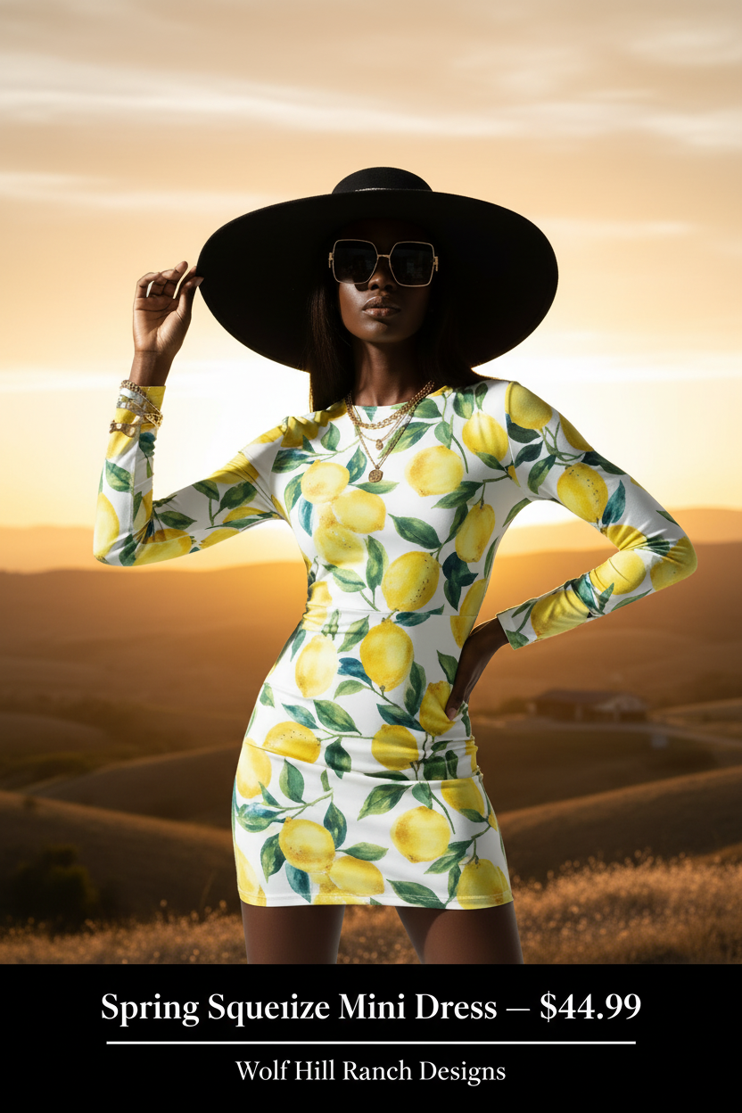 Spring Squeeze Mini Dress Sales Ad